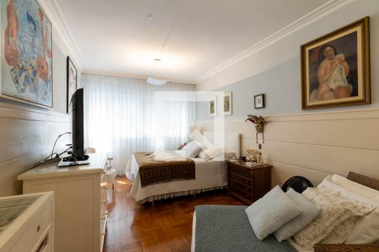 Quarto 1 - Suíte de apartamento à venda com 3 quartos, 156m² em Higienópolis, São Paulo