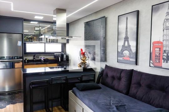 Sala de kitnet/studio para alugar com 1 quarto, 37m² em Presidente Altino, Osasco