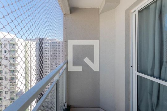 Varanda da Sala de apartamento para alugar com 2 quartos, 51m² em Santo Cristo, Rio de Janeiro
