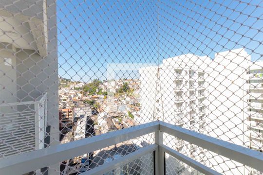 Varanda da Sala de apartamento para alugar com 2 quartos, 51m² em Santo Cristo, Rio de Janeiro