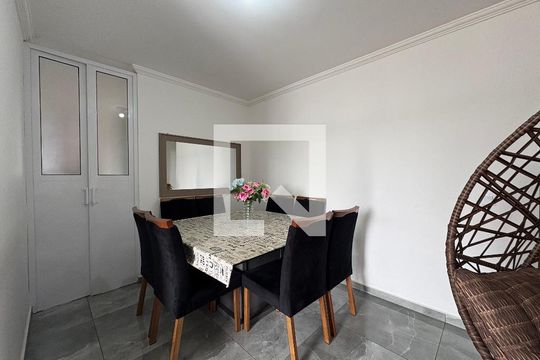 Sala de apartamento à venda com 3 quartos, 72m² em Vila Bela Vista, Santo André
