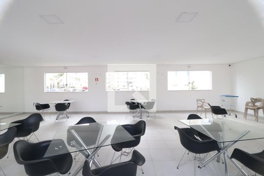 Área comum - Salão de festas de apartamento para alugar com 2 quartos, 40m² em Morada da Colina, Uberlândia