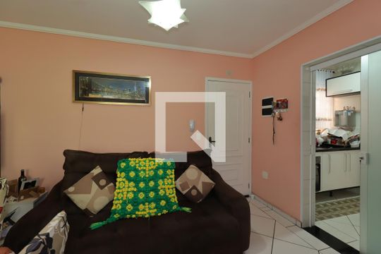 Sala de apartamento à venda com 2 quartos, 56m² em Parque Oratório, Santo André