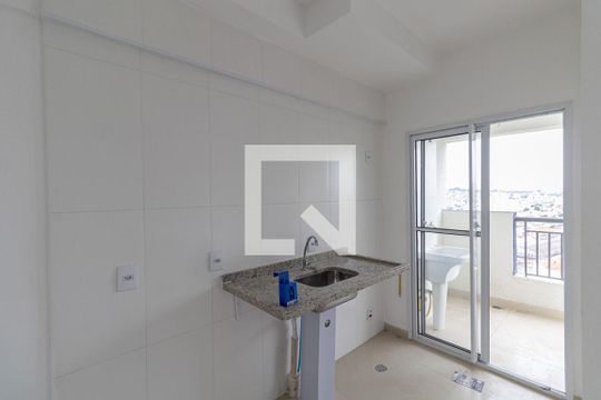Sala e Cozinha  de apartamento à venda com 2 quartos, 48m² em Vila Ré, São Paulo