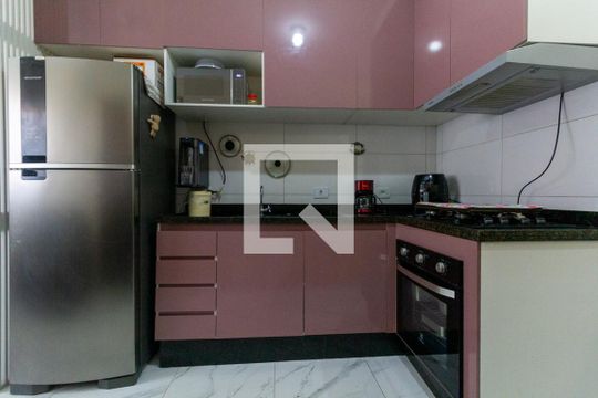 Sala e Cozinha de apartamento à venda com 2 quartos, 42m² em Vila Ré, São Paulo