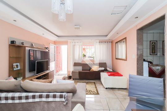 Casa 01 - Sala de casa à venda com 5 quartos, 120m² em Cidade São Miguel, São Paulo