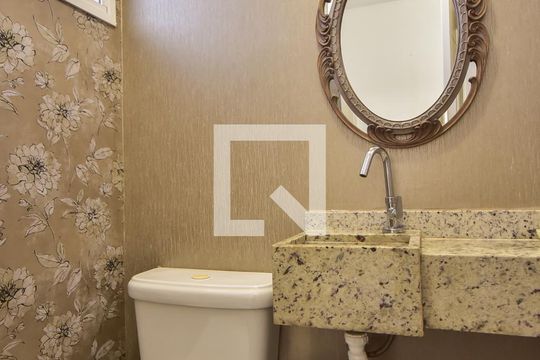 Lavabo de casa de condomínio para alugar com 4 quartos, 200m² em Jardim Ampliacao, São Paulo