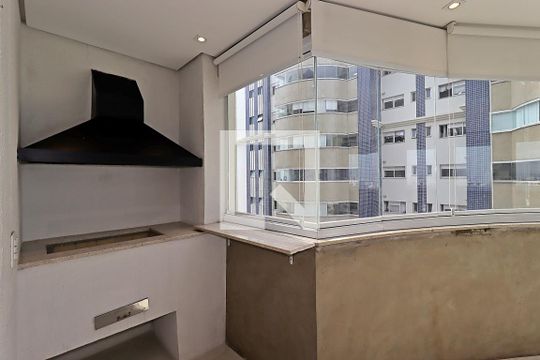 Varanda Gourmet de apartamento para alugar com 3 quartos, 124m² em Vila Scarpelli, Santo André