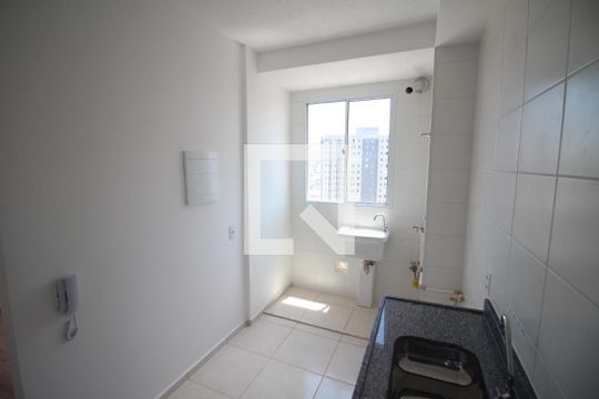Sala/Cozinha de apartamento à venda com 2 quartos, 53m² em Novo Riacho, Contagem