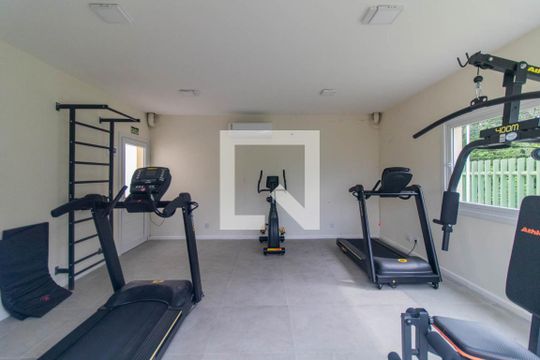 Área comum - Academia de casa de condomínio à venda com 3 quartos, 89m² em Cavalhada, Porto Alegre