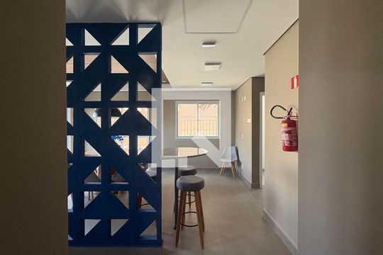 Salão gourmet  de apartamento à venda com 2 quartos, 46m² em Vila Curuçá, Santo André