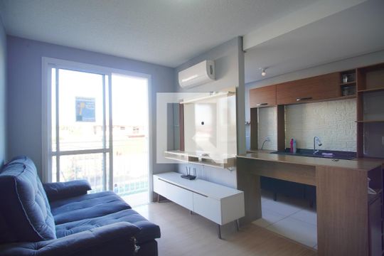 Sala de apartamento à venda com 2 quartos, 55m² em Santo Afonso, Novo Hamburgo