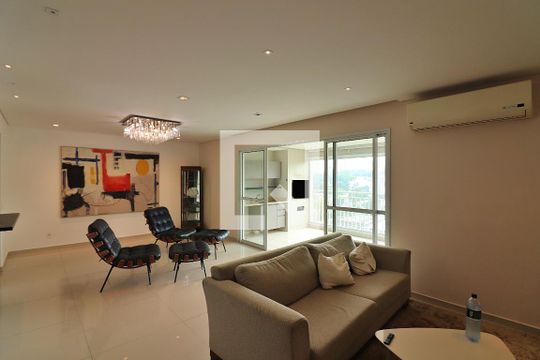 Sala  de apartamento para alugar com 3 quartos, 155m² em Centro, São Bernardo do Campo