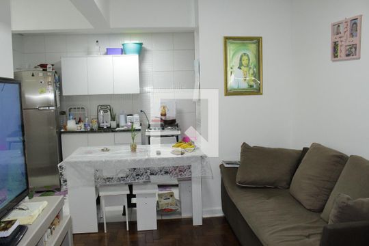 sala  de apartamento à venda com 1 quarto, 32m² em República, São Paulo