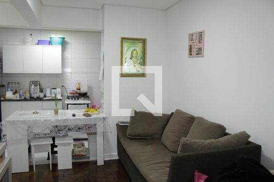 sala  de apartamento à venda com 1 quarto, 32m² em República, São Paulo