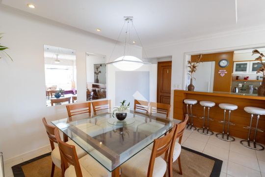 Sala de apartamento à venda com 3 quartos, 109m² em Rio Branco, Porto Alegre