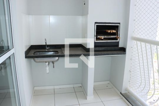 Varanda da Sala de apartamento para alugar com 2 quartos, 82m² em Parque Esplanada do Embu, Embu das Artes