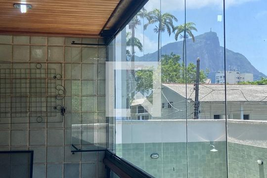 Varanda Sala de apartamento à venda com 2 quartos, 82m² em Leblon, Rio de Janeiro