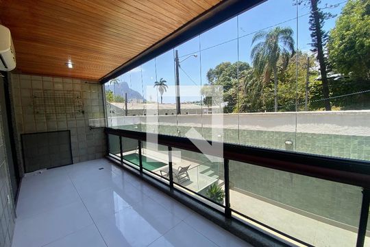 Varanda Sala de apartamento à venda com 2 quartos, 82m² em Leblon, Rio de Janeiro