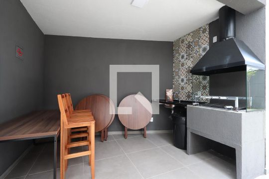 Área comum - Churrasqueira de kitnet/studio para alugar com 1 quarto, 40m² em Vila Ema, São Paulo