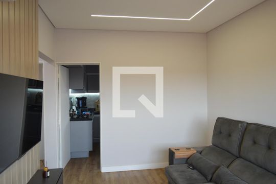 Sala de apartamento para alugar com 2 quartos, 67m² em Residencial E Comercial Palmares, Ribeirão Preto
