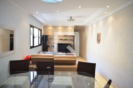 Sala de apartamento à venda com 3 quartos, 109m² em Vila Camilópolis, Santo André