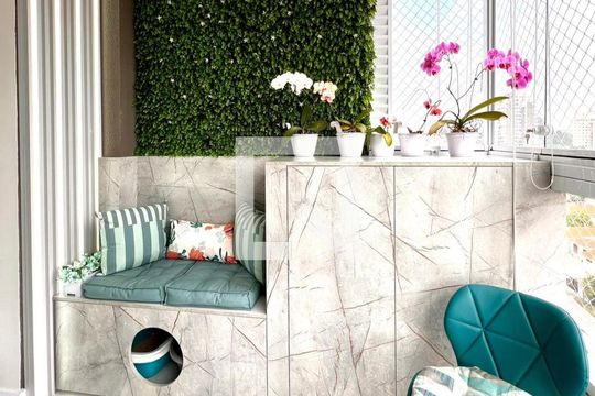 Varanda gourmet de apartamento à venda com 2 quartos, 77m² em Vila Marlene, São Bernardo do Campo