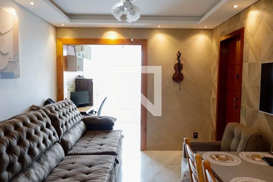 sala de apartamento à venda com 2 quartos, 55m² em Km 18, Osasco
