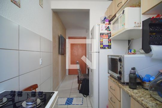 Cozinha de apartamento à venda com 2 quartos, 53m² em Canudos, Novo Hamburgo