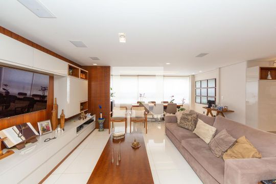 SALA de apartamento à venda com 4 quartos, 147m² em Gutierrez, Belo Horizonte