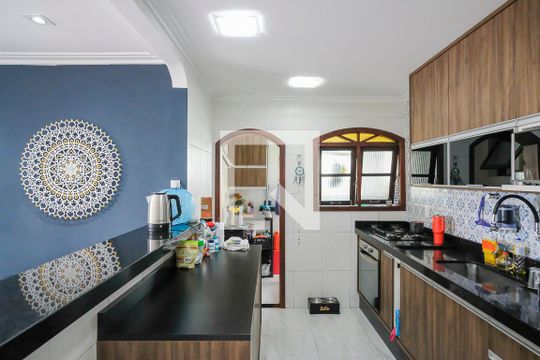 Cozinha de apartamento à venda com 3 quartos, 80m² em Rudge Ramos, São Bernardo do Campo