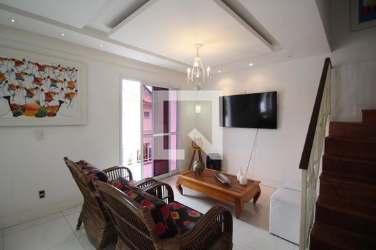 Sala de casa de condomínio à venda com 4 quartos, 166m² em Freguesia (jacarepaguá), Rio de Janeiro
