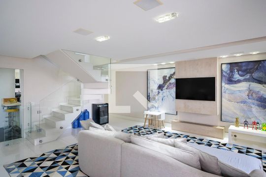 Sala de apartamento para alugar com 3 quartos, 180m² em Vila Mussoline, São Bernardo do Campo