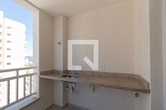 Varanda Sala de apartamento para alugar com 3 quartos, 67m² em Parque Campolim, Sorocaba