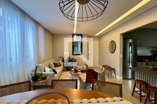 sala  de apartamento à venda com 3 quartos, 85m² em Serra, Belo Horizonte
