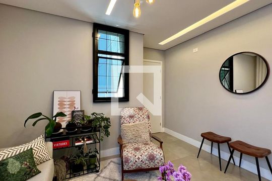 sala  de apartamento à venda com 3 quartos, 85m² em Serra, Belo Horizonte