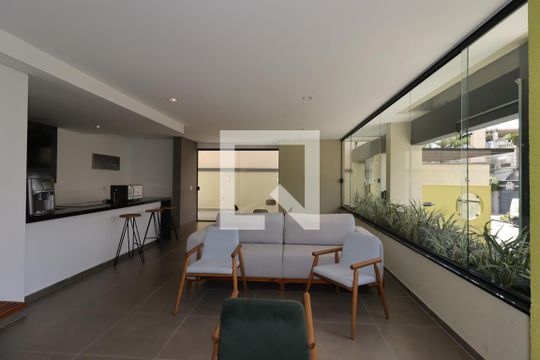 Área Comum - Salão de Festa de apartamento para alugar com 2 quartos, 53m² em Vila Sao Pedro, Santo André