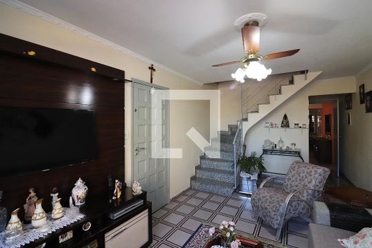 Sala de casa à venda com 2 quartos, 139m² em Conjunto Residencial Enseada, São Bernardo do Campo