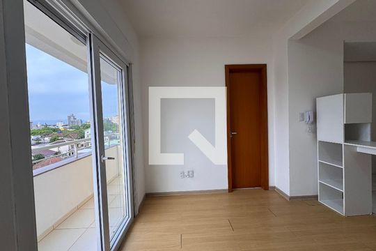 Sala/Cozinha de apartamento à venda com 1 quarto, 25m² em Centro, São Leopoldo
