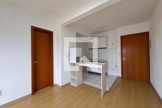 Sala/Cozinha de apartamento à venda com 1 quarto, 25m² em Centro, São Leopoldo