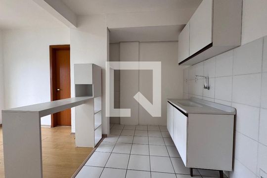Sala/Cozinha de apartamento à venda com 1 quarto, 25m² em Centro, São Leopoldo