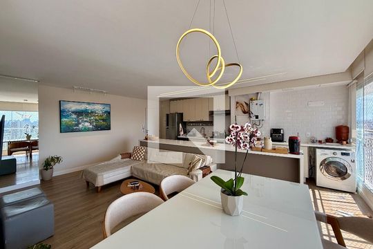 Sala de apartamento à venda com 3 quartos, 81m² em Santo Amaro, São Paulo