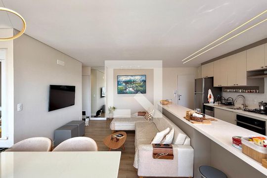 Sala de apartamento à venda com 3 quartos, 81m² em Santo Amaro, São Paulo