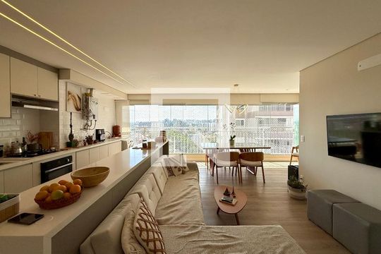 Sala de apartamento à venda com 3 quartos, 81m² em Santo Amaro, São Paulo