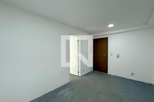 Sala  de apartamento à venda com 1 quarto, 46m² em Santo Amaro, São Paulo