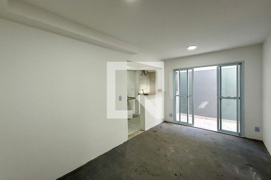 Sala  de apartamento à venda com 1 quarto, 46m² em Santo Amaro, São Paulo