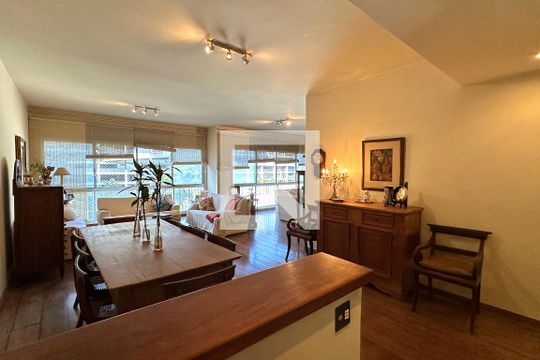 Sala de apartamento à venda com 4 quartos, 170m² em Leblon, Rio de Janeiro