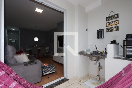 Varanda de apartamento à venda com 3 quartos, 75m² em Parque São Lucas, São Paulo