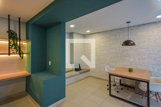 Área comum de apartamento à venda com 1 quarto, 28m² em Socorro, São Paulo