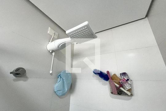 Banheiro da Suíte de apartamento à venda com 1 quarto, 120m² em Santana, São Paulo